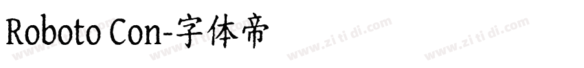 Roboto Con字体转换